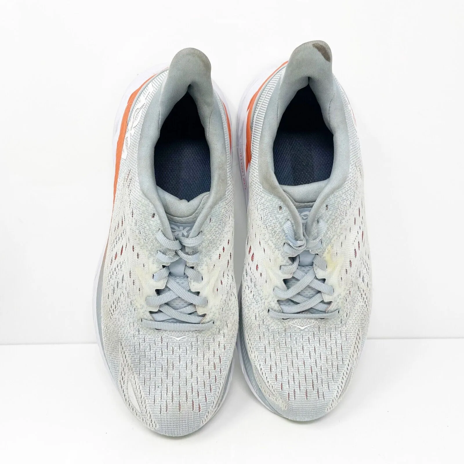 Hoka One One Womens Clifton 8 1121375 BFPA Gray Running Shoes Sneakers Sz 7.5 D