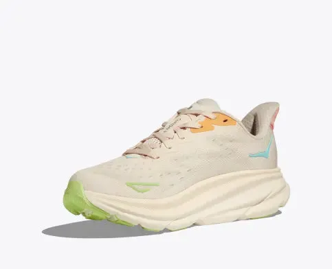 HOKA WOMEN CLIFTON 9 VANILLA ASTRAL