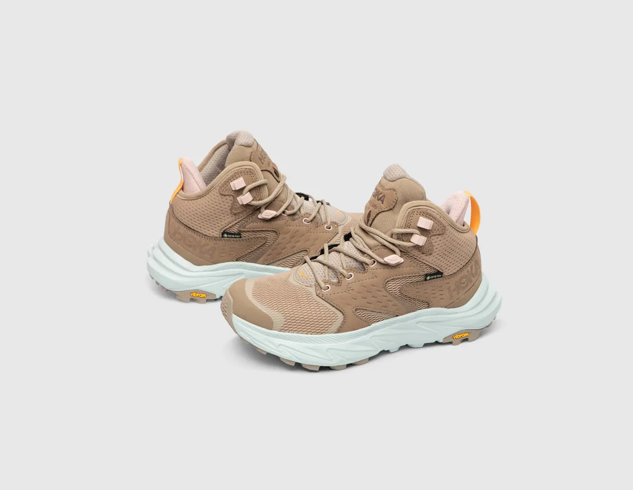 Hoka Women's Anacapa 2 Mid GORE-TEX Dune / Ice Flow