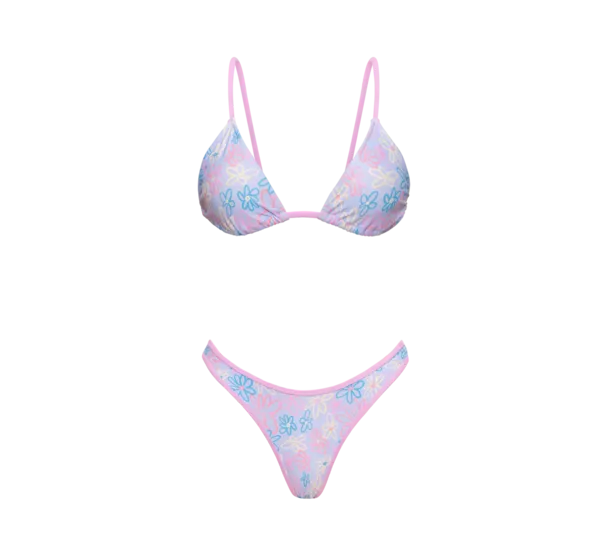 Holbox Bikini - Blue/Yellow/Red
