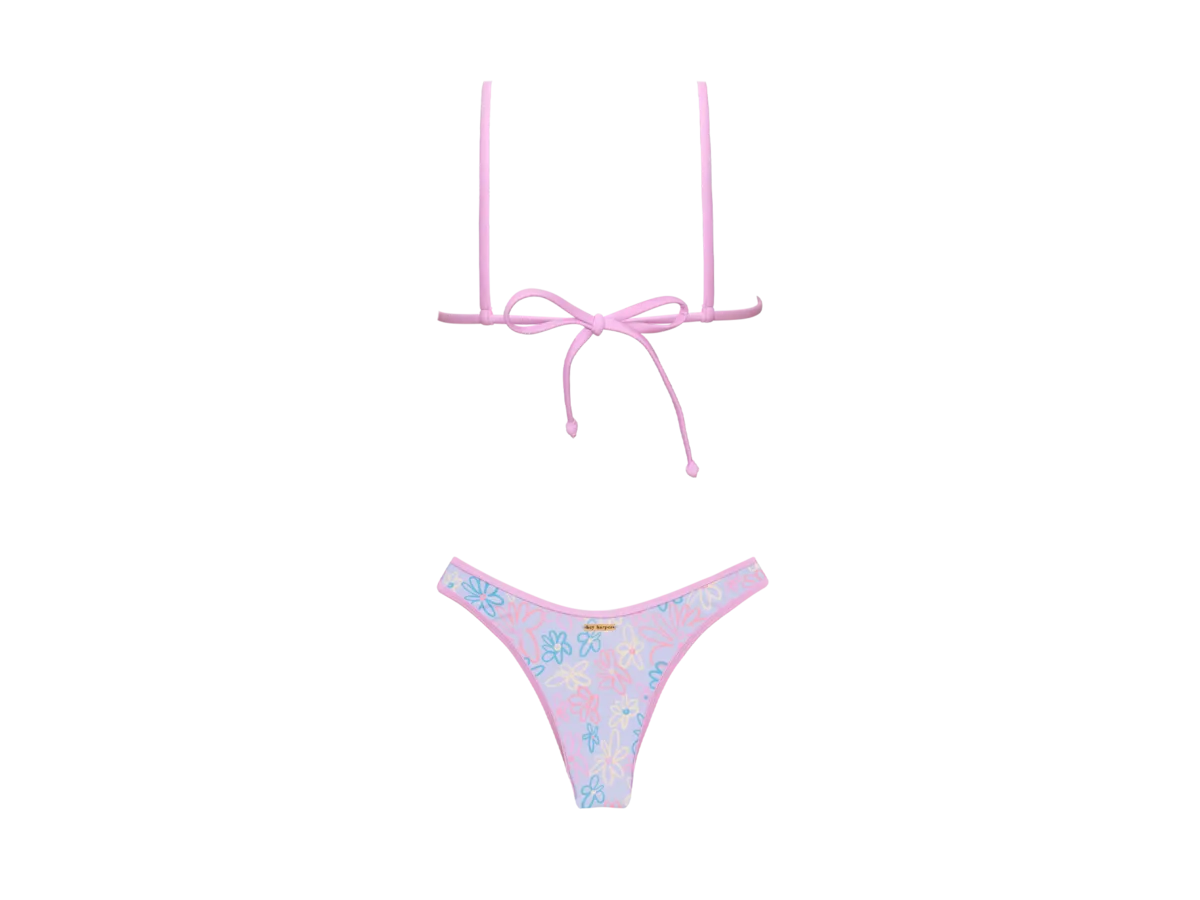 Holbox Bikini - Blue/Yellow/Red