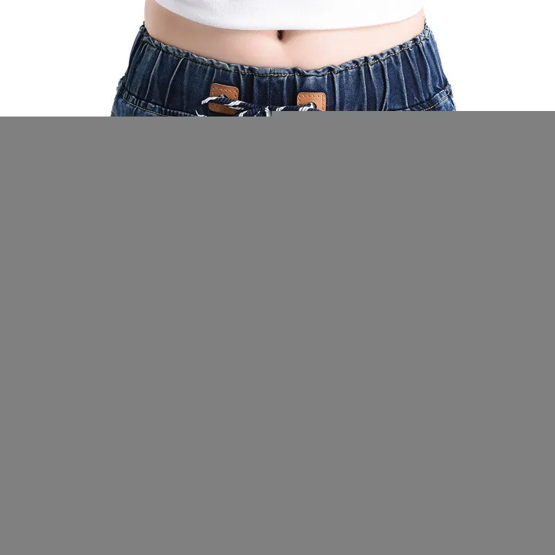 hole casual shorts