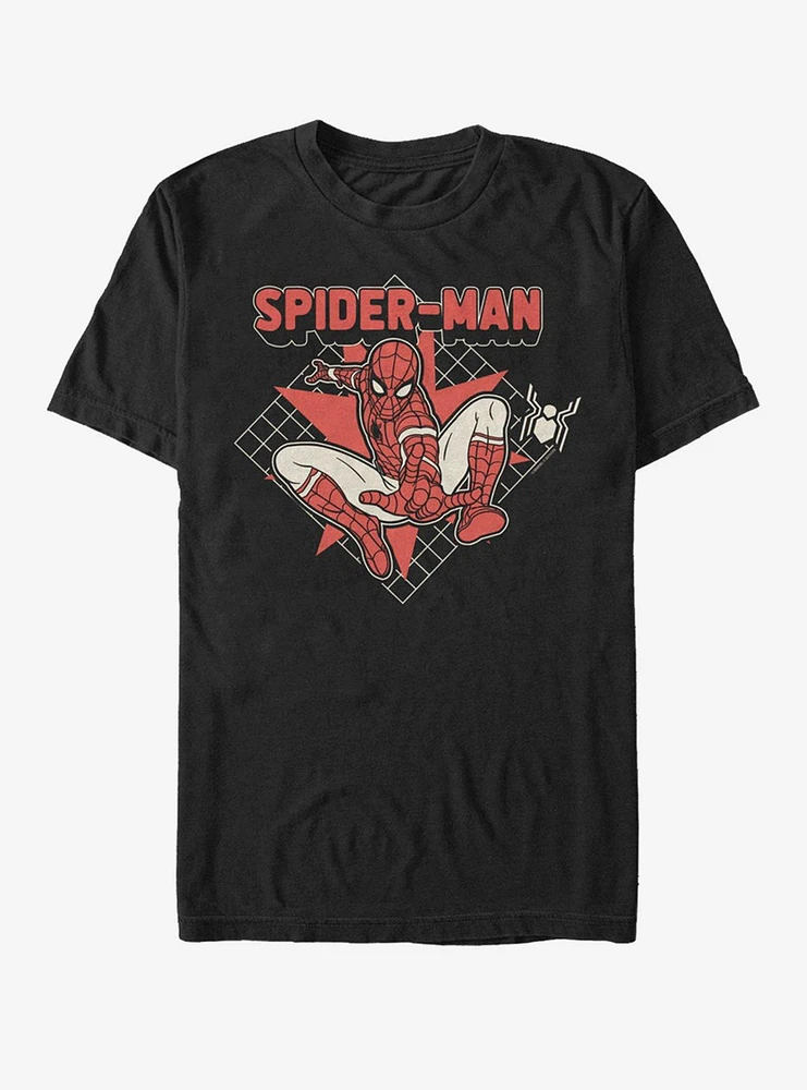Hot Topic Marvel Spider-Man Far From Home Spidey Pop T-Shirt