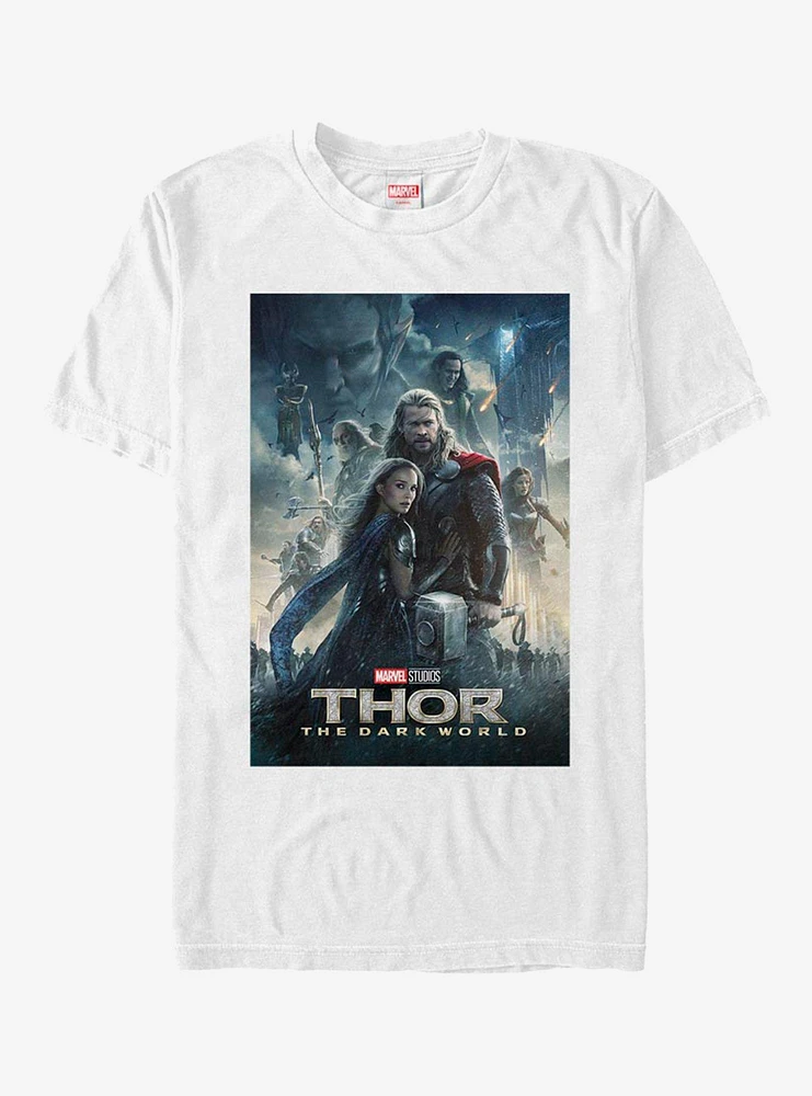 Hot Topic Marvel Thor Dark World Poster T-Shirt