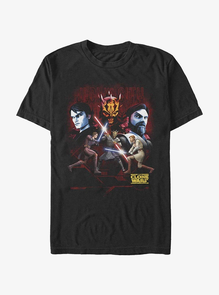 Hot Topic Star Wars The Clone Veruses Mode T-Shirt