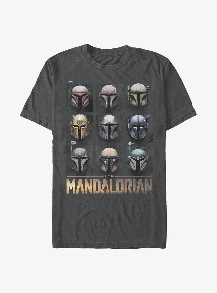 Hot Topic The Mandalorian Mando Helmet Boxup T-Shirt