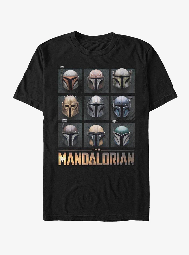 Hot Topic The Mandalorian Mando Helmet Boxup T-Shirt