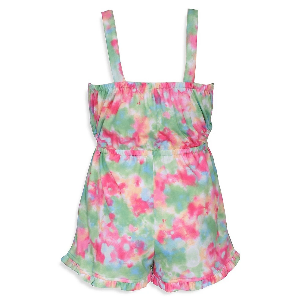 Hudson's Bay Girl's Tie-Dye Cutout Romper