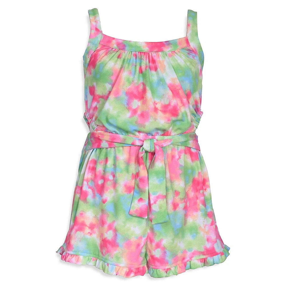 Hudson's Bay Girl's Tie-Dye Cutout Romper