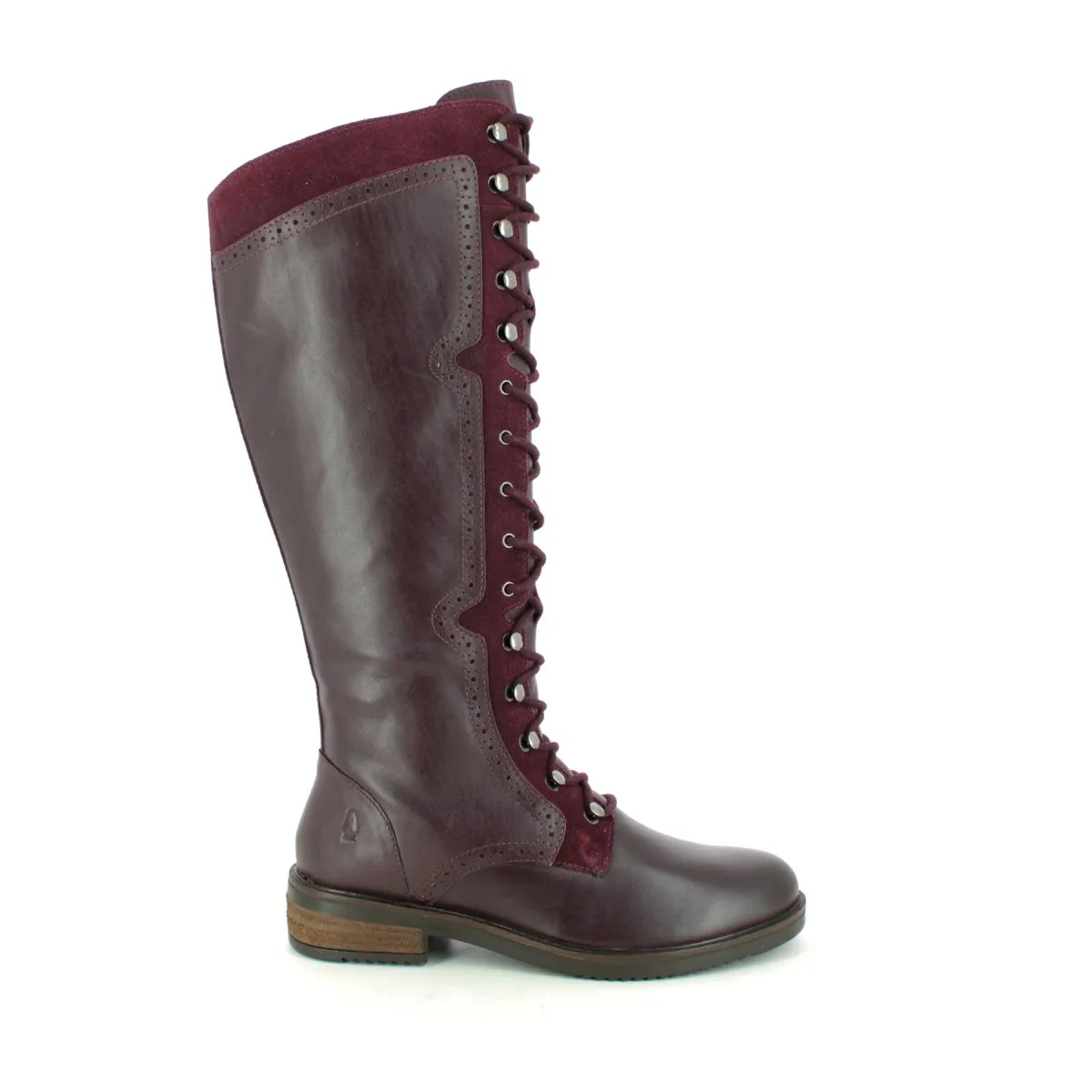 Hush Puppies - Rudy Boot Lace 12345-61 (burgundy Leather)
