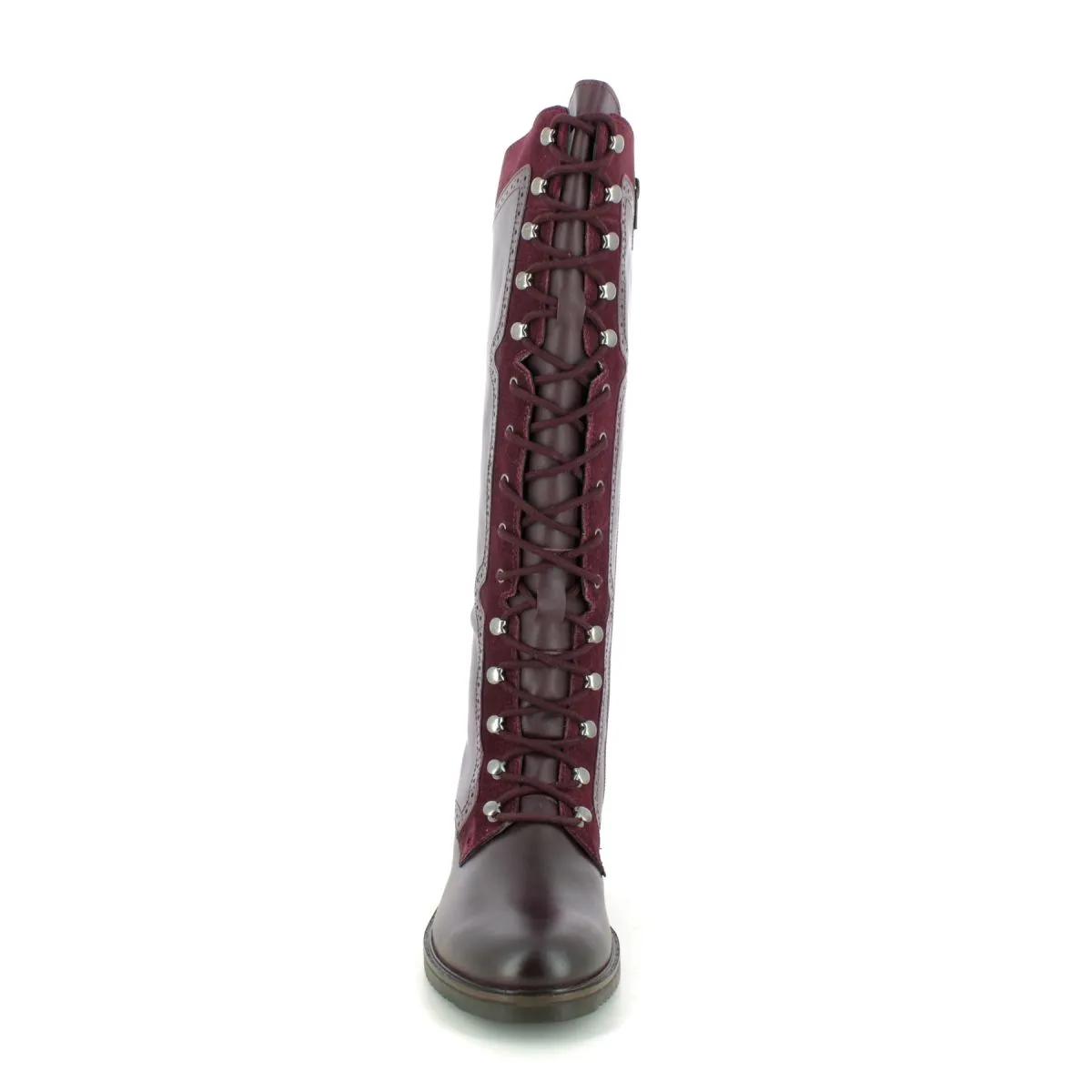 Hush Puppies - Rudy Boot Lace 12345-61 (burgundy Leather)