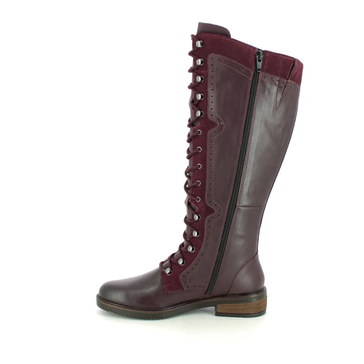 Hush Puppies - Rudy Boot Lace 12345-61 (burgundy Leather)