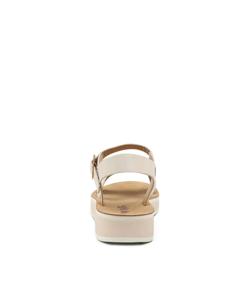 I LOVE BILLY Eiana Bone Sandals