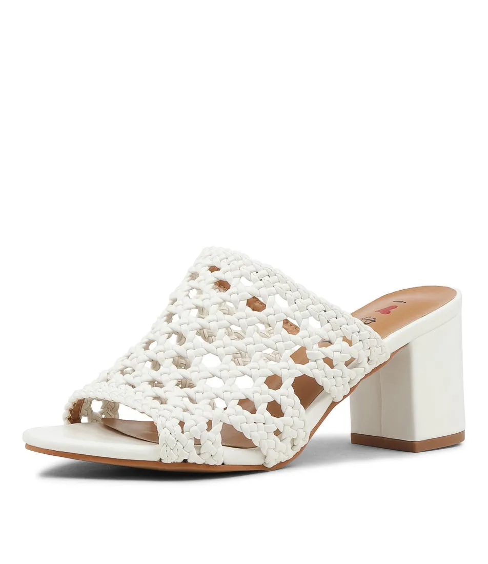 I LOVE BILLY Kariah White Sandals