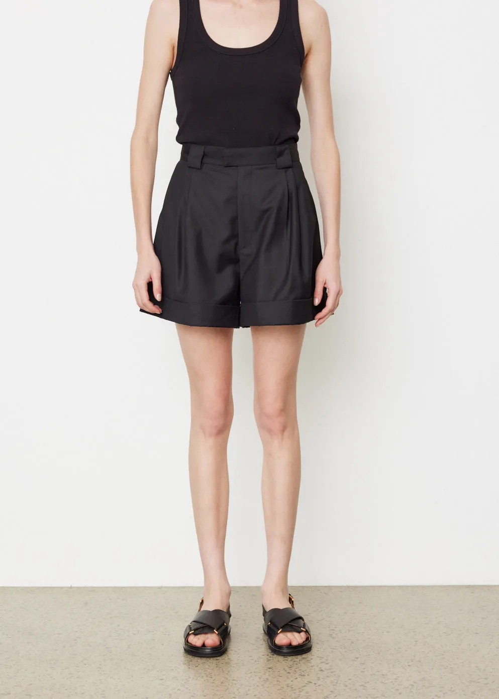 Incu Collection -  Rachel Pleated Shorts - Shorts