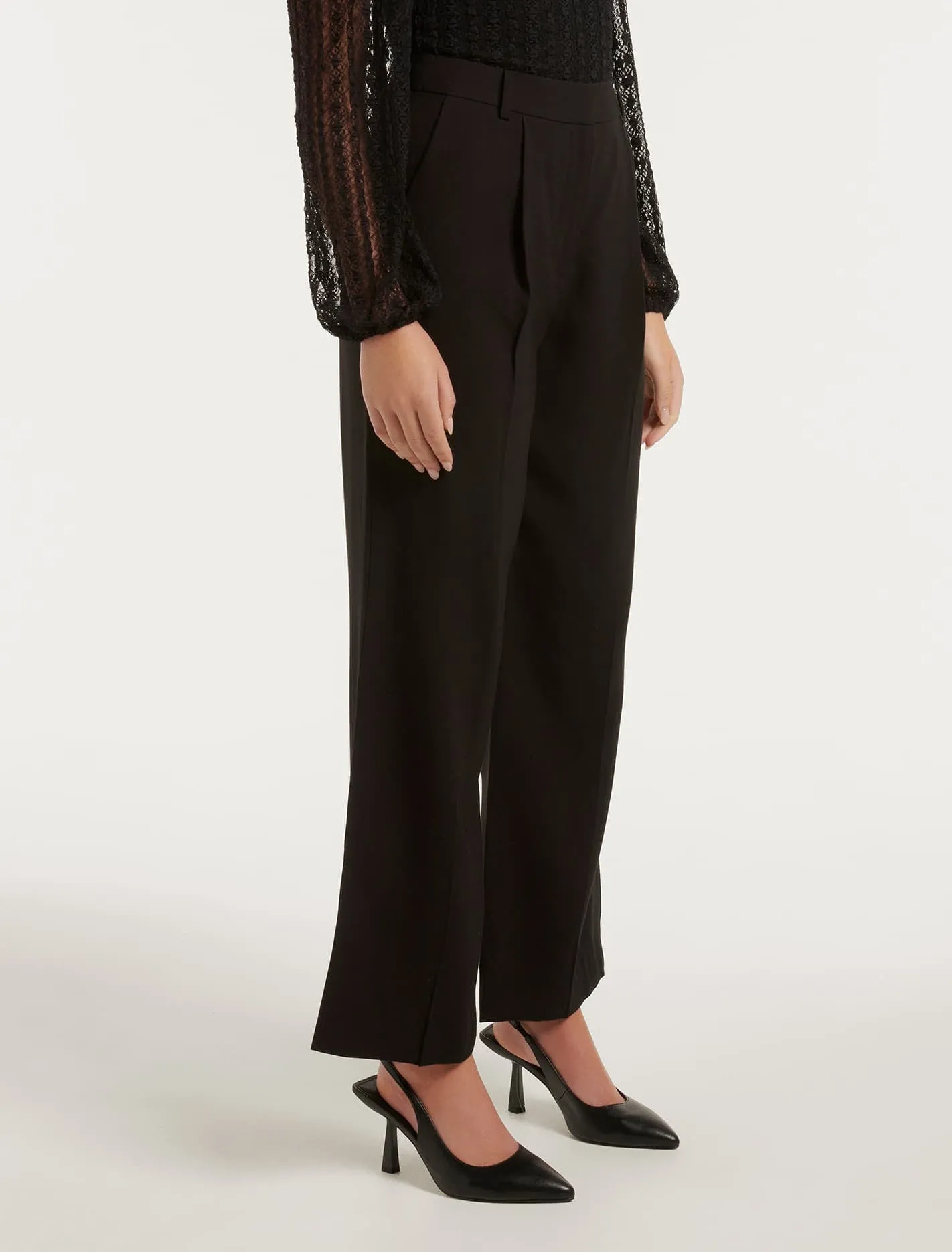 Ines Tailored Straight-Leg Pants