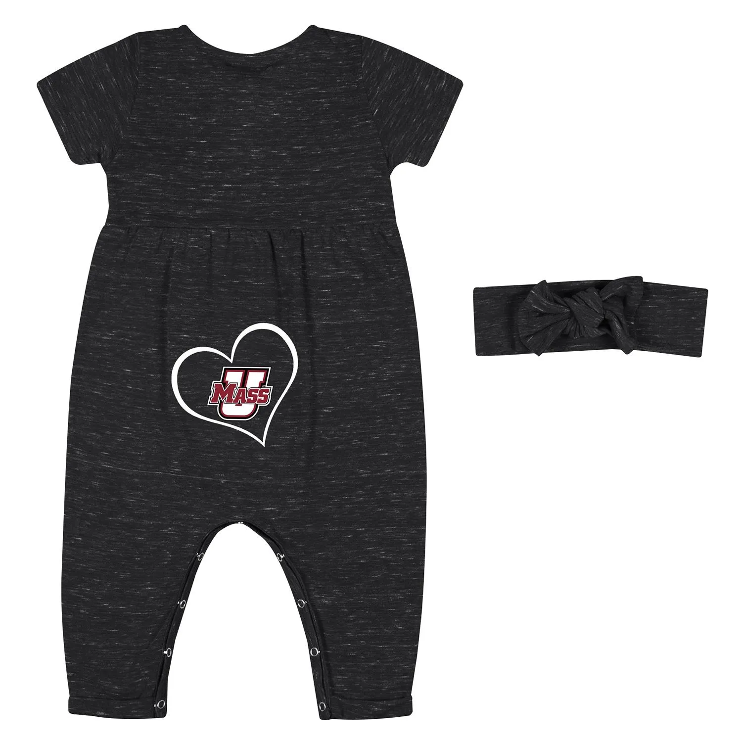 INFANT GIRL FLEET ROMPER - BLACK