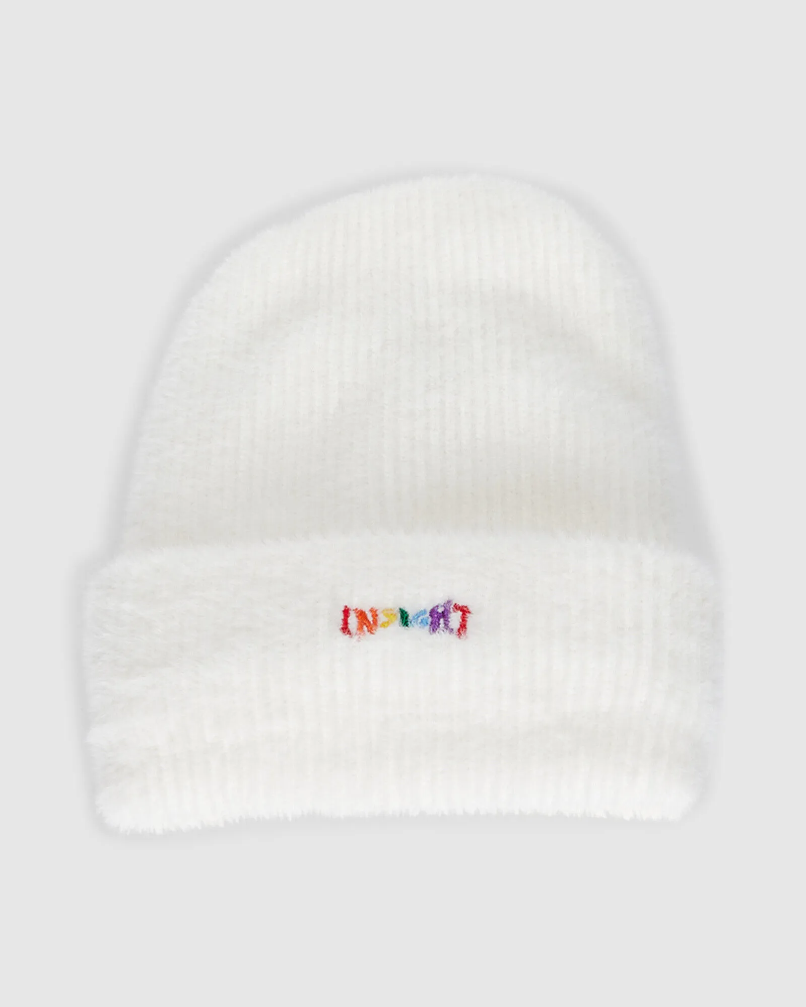 Insight Frankie Fluffy Beanie White
