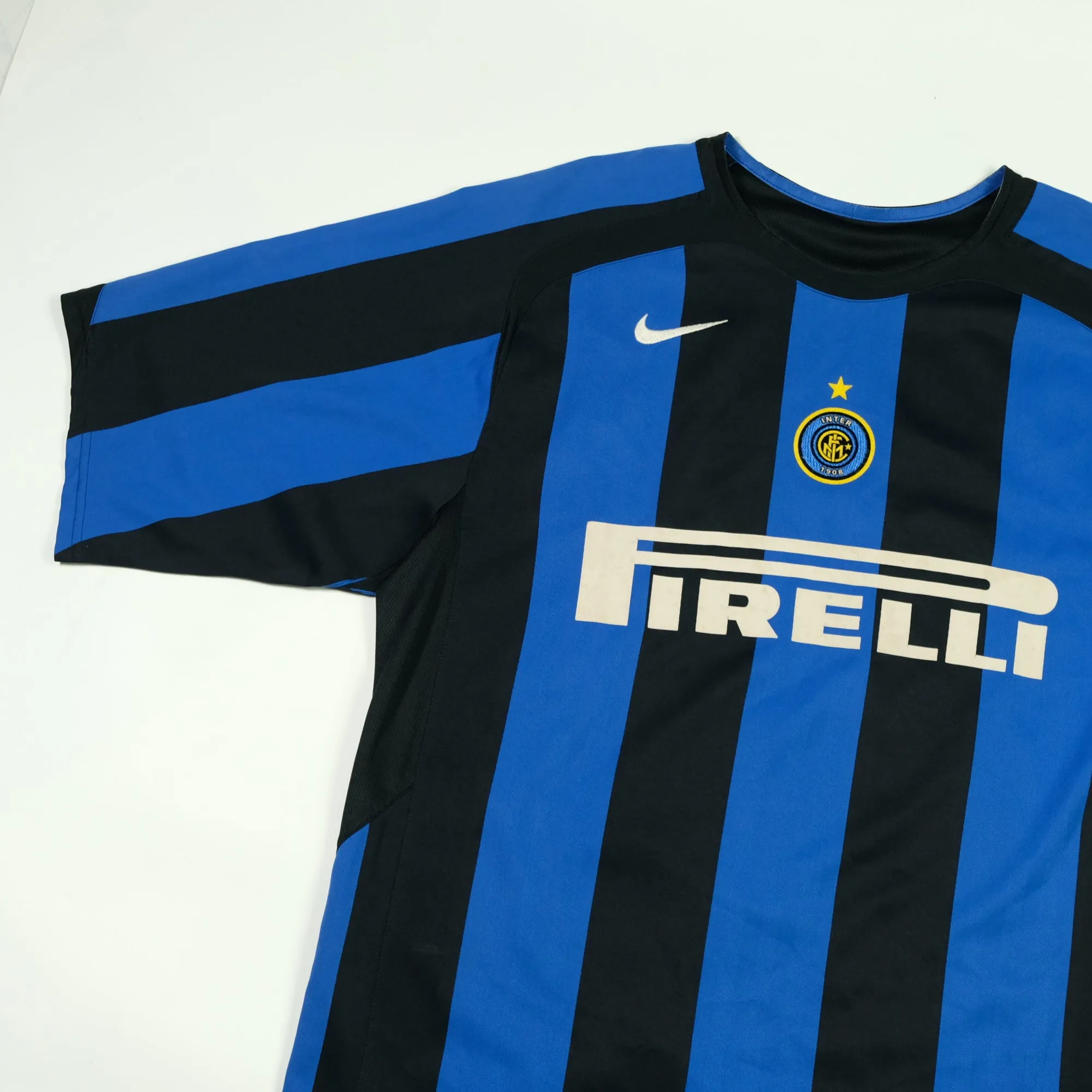 Inter Milan Nike Zanetti Original 2004/2005 Home Football Shirt Large/XL