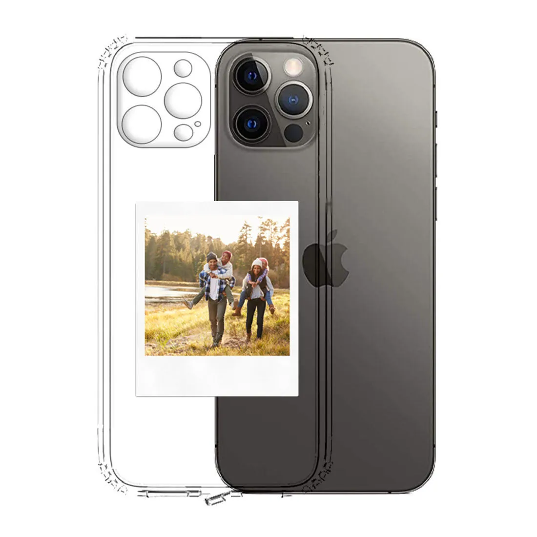 IPhone 11 Pro Max Phone Case with Photo Transparent Flexible Cases with Camera Protection