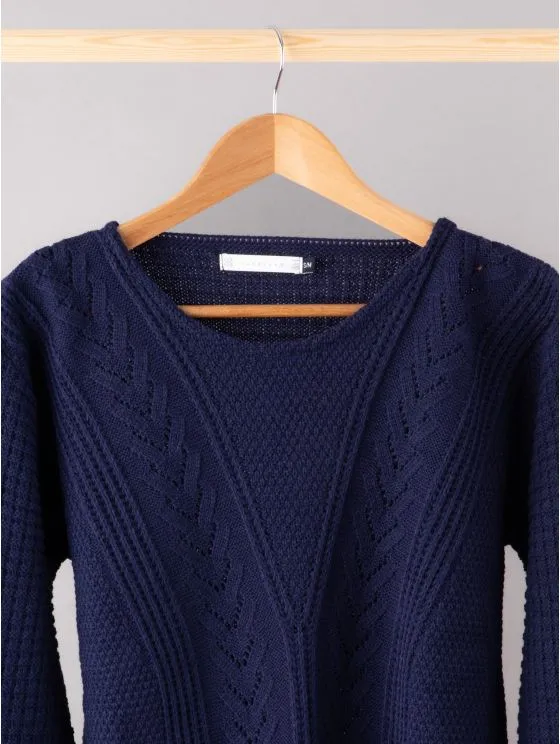 Iris Jumper in Navy