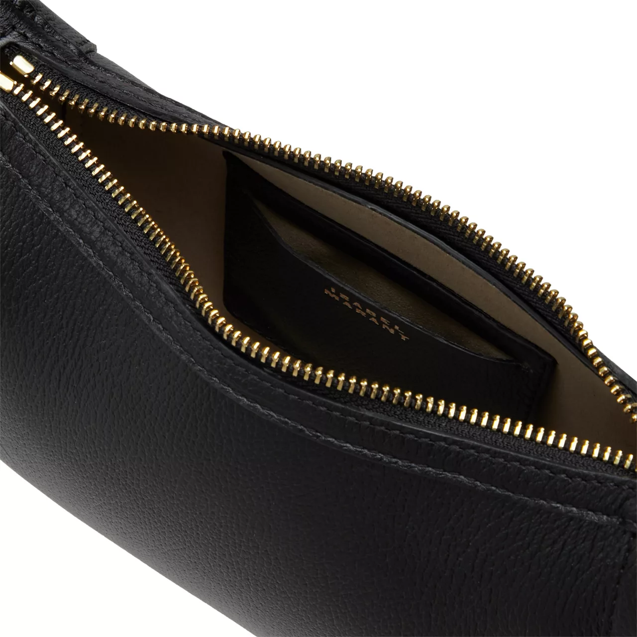 ISABEL MARANT Oskan Moon Shoulder Bag - Black