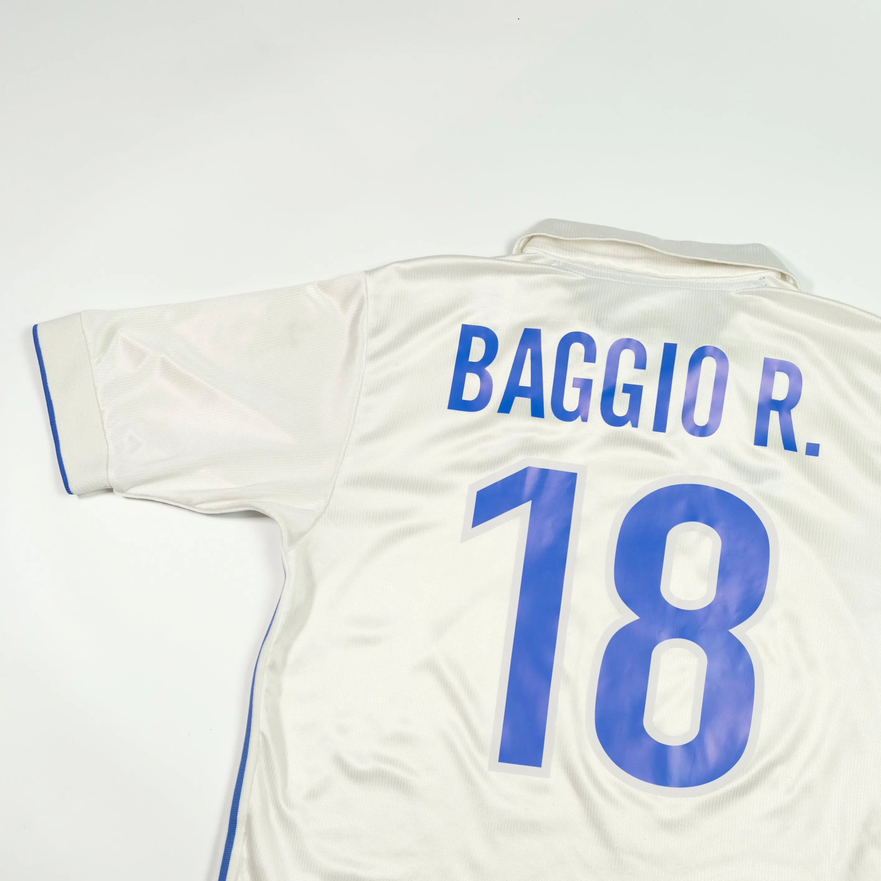 Italy Baggio 18 1997/1998 Nike Original Away Football Shirt Medium