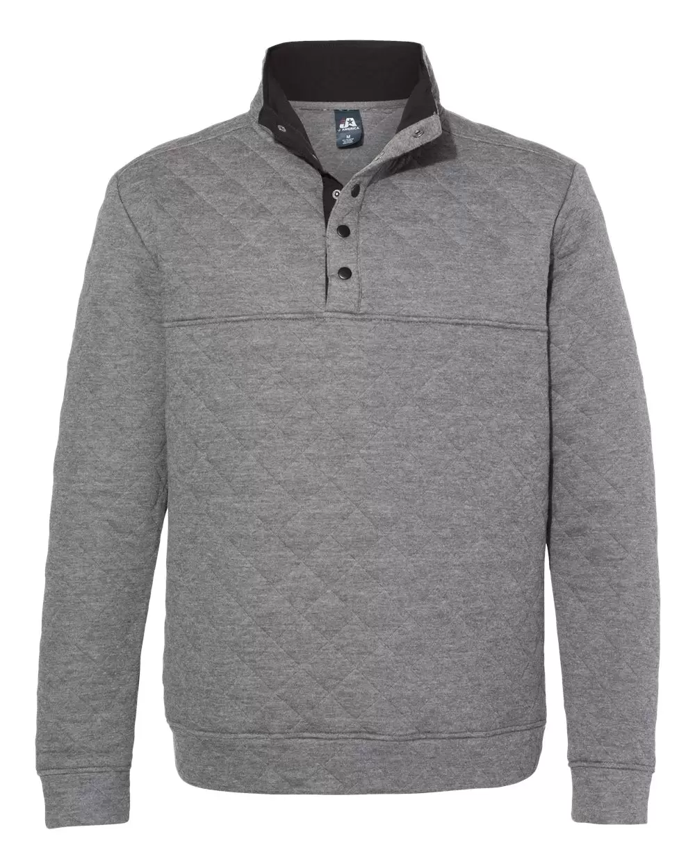 J America 8890 Quilted Snap Pullover SKU: 8890