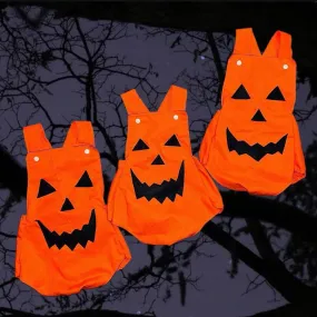 Jack-O-Lantern Unisex Baby Romper