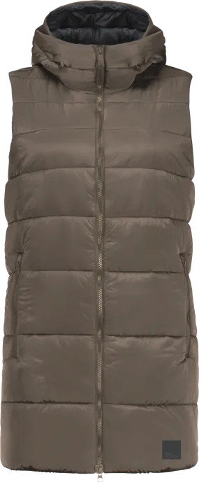 Jack Wolfskin Women's Eisbach Vest Cold Coffee | Buy Jack Wolfskin Women's Eisbach Vest Cold Coffee here | Outnorth