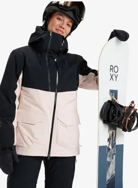 jacket Roxy Gore-Tex Stretch Purelines - MEB0/Pink Salt - women´s