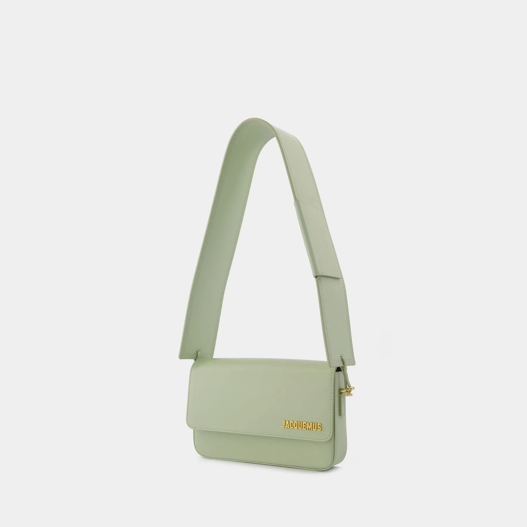 Jacquemus  Le Carinu bag in Green Leather