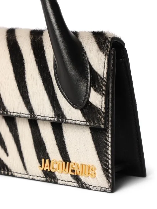 Jacquemus   Le Chiquito Long ponyhair leather bag 