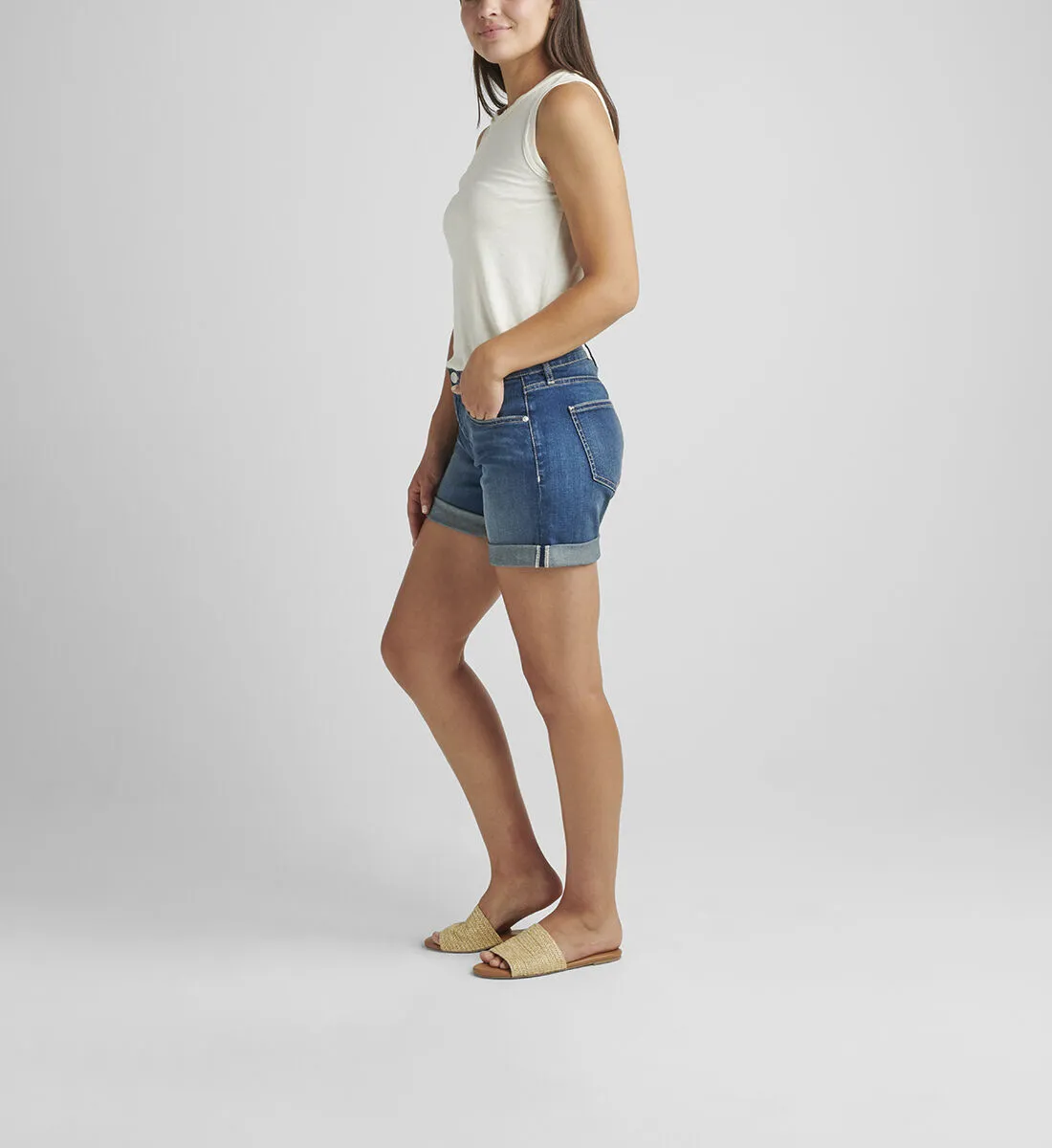JAG JEANS ALEX BOYFRIEND SHORT BRILLIANT BLUE