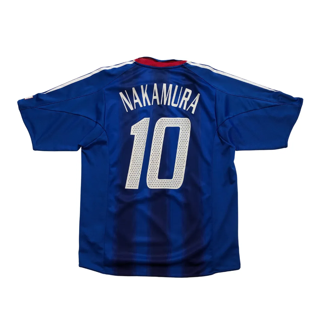 Japan Nakamura Adidas Original 2004 Original Home Football Shirt Large