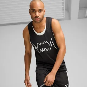 Jaws Core Men's Basketball Tank | PUMA Black-PUMA White | PUMA SHOP ALL PUMA | PUMA 