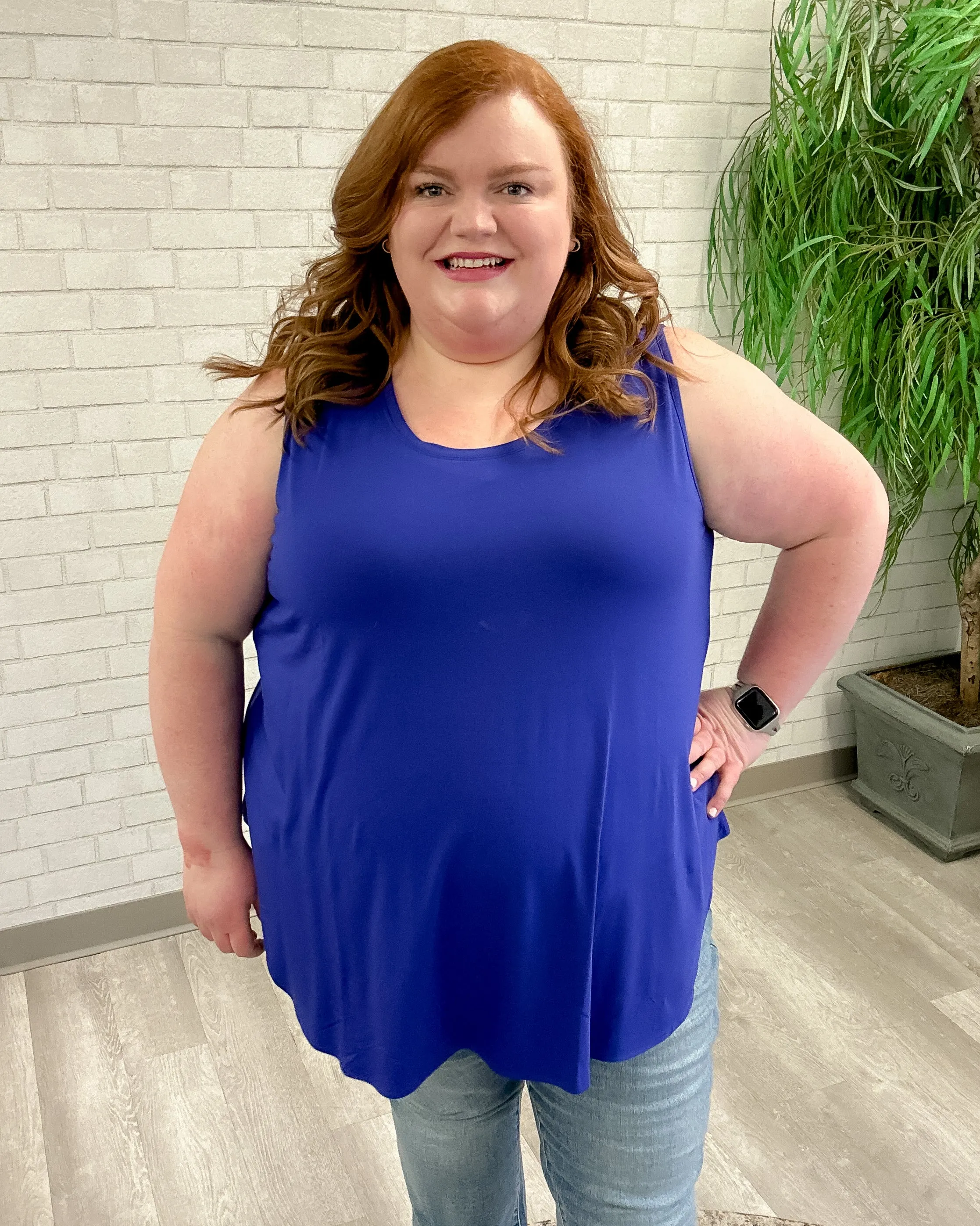 Jazz Bamboo Tank in Violet