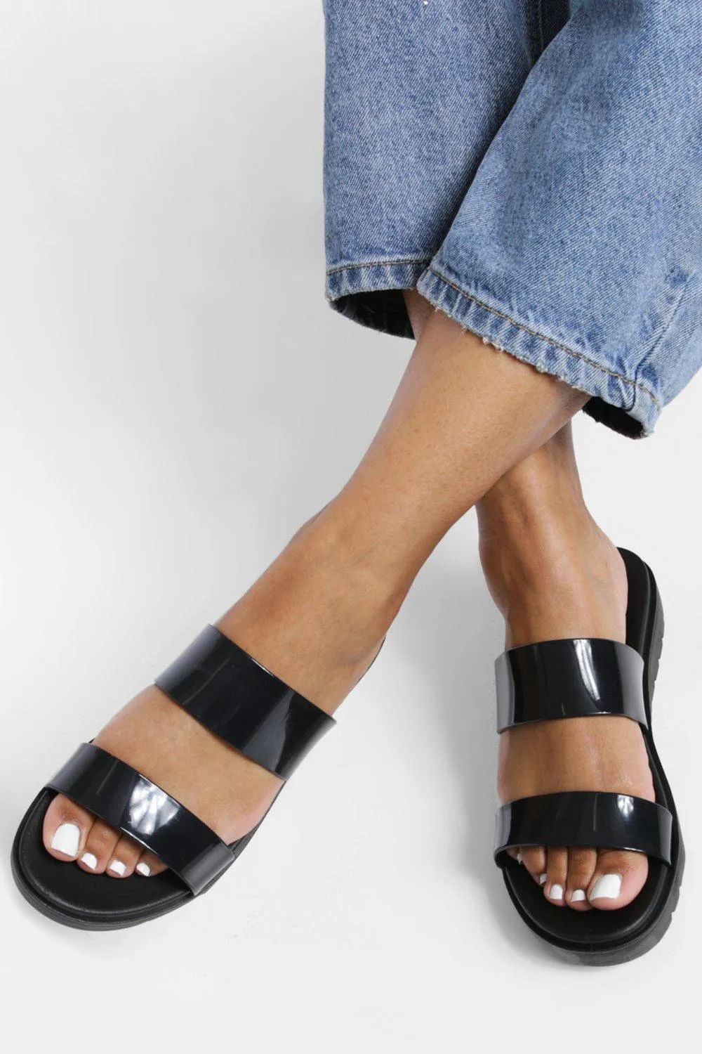 Jelly Double Strap Sandals