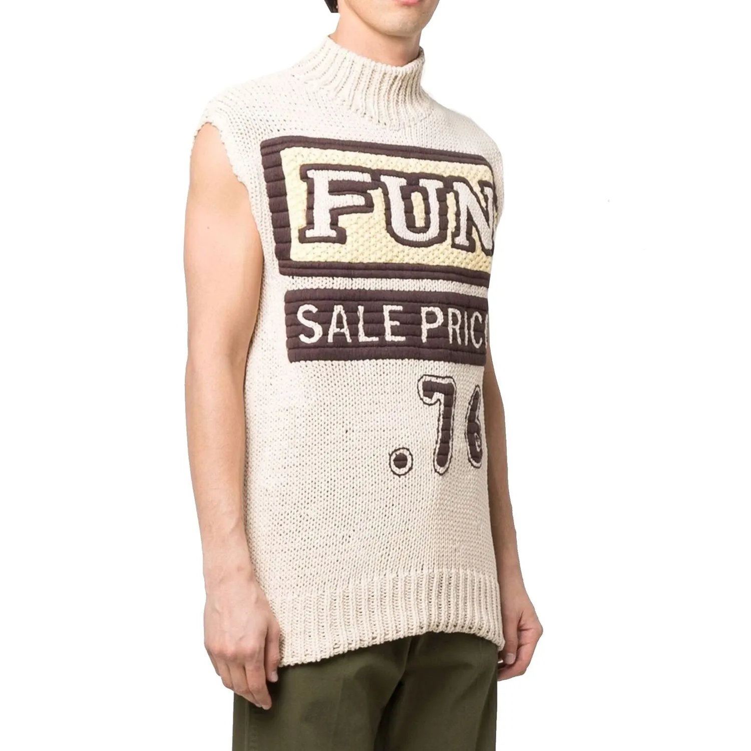 Jil Sander    Jil Sander Slogan Print Vest Pullover