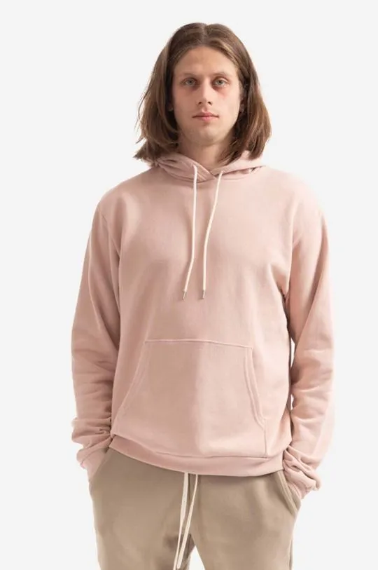 John Elliott cotton sweatshirt Beach Hoodie men's pink color