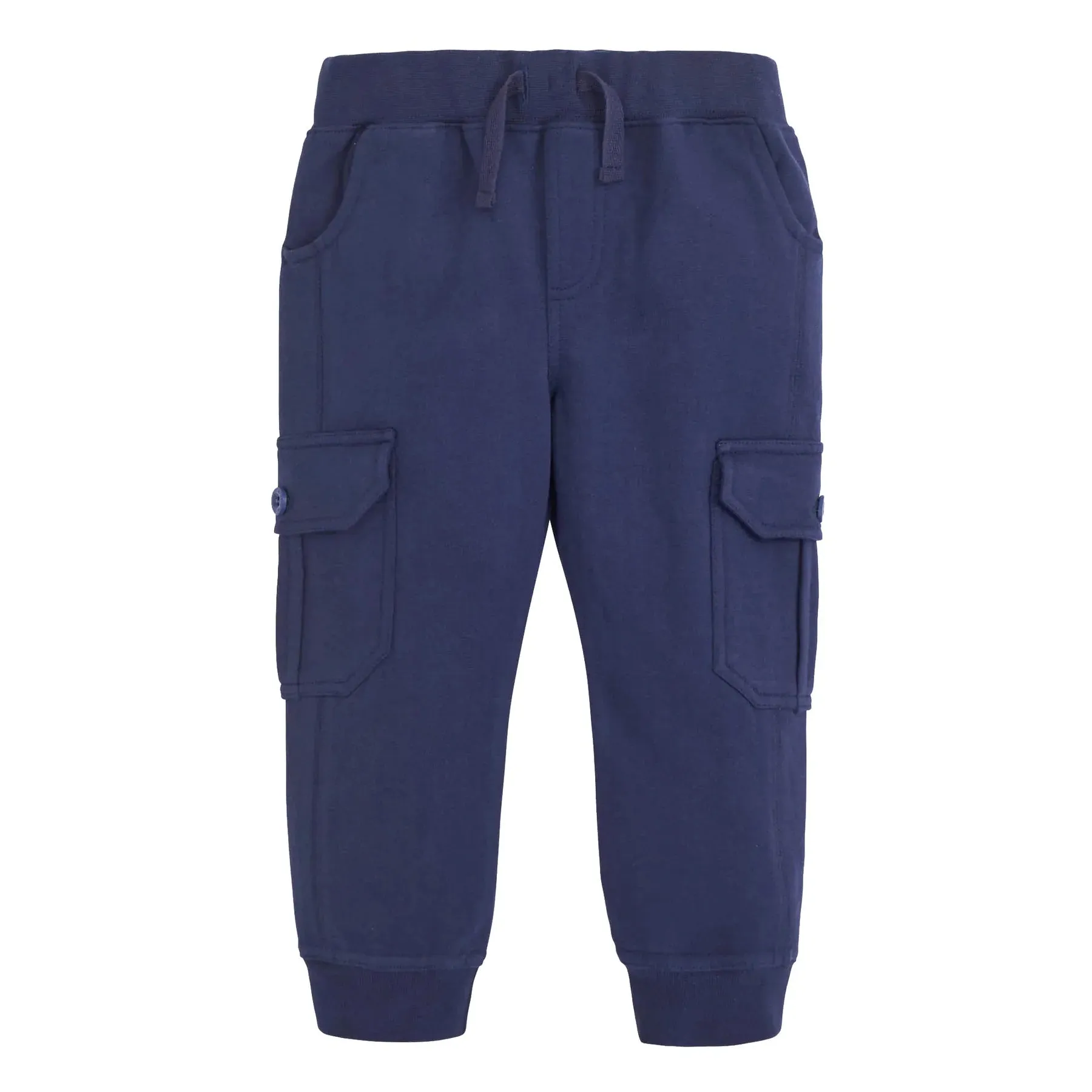 Jojo Maman Bebe 2-Pack Cargo Joggers in Navy