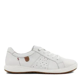 Josef Seibel Womens Caren 01 Sneakers - Weiss/White