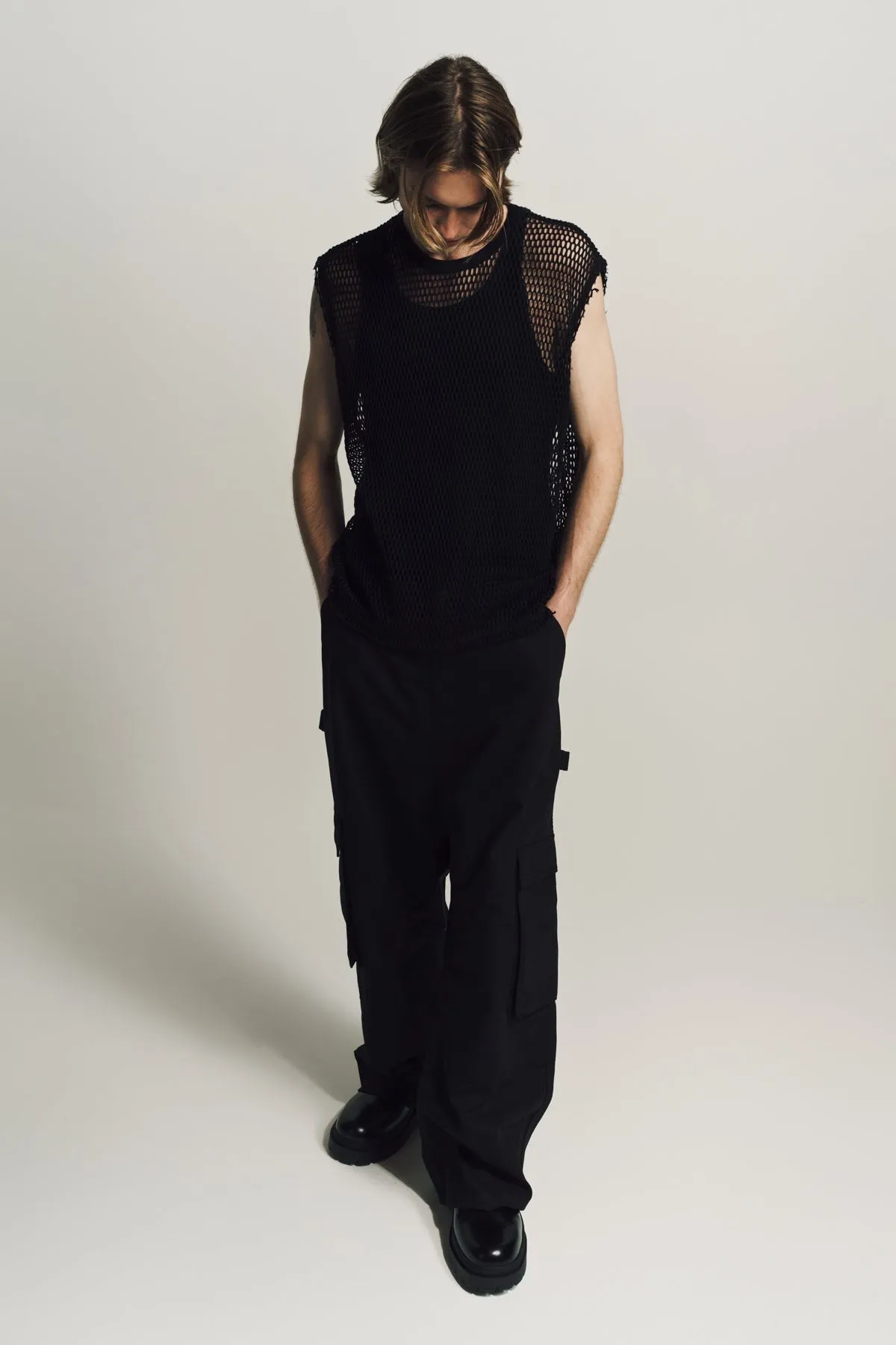 JUNYA WATANABE | SLEEVELESS MESH TOP