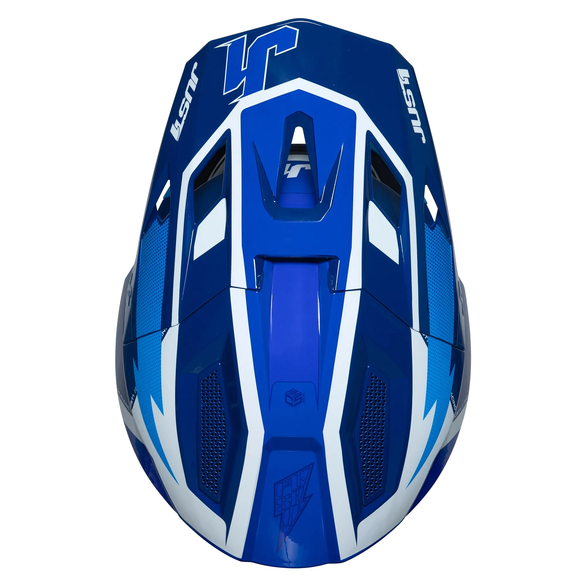Just1 J40 Flash Helmet - White/Blue