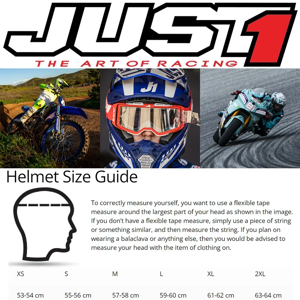 Just1 J40 Flash Helmet - White/Blue