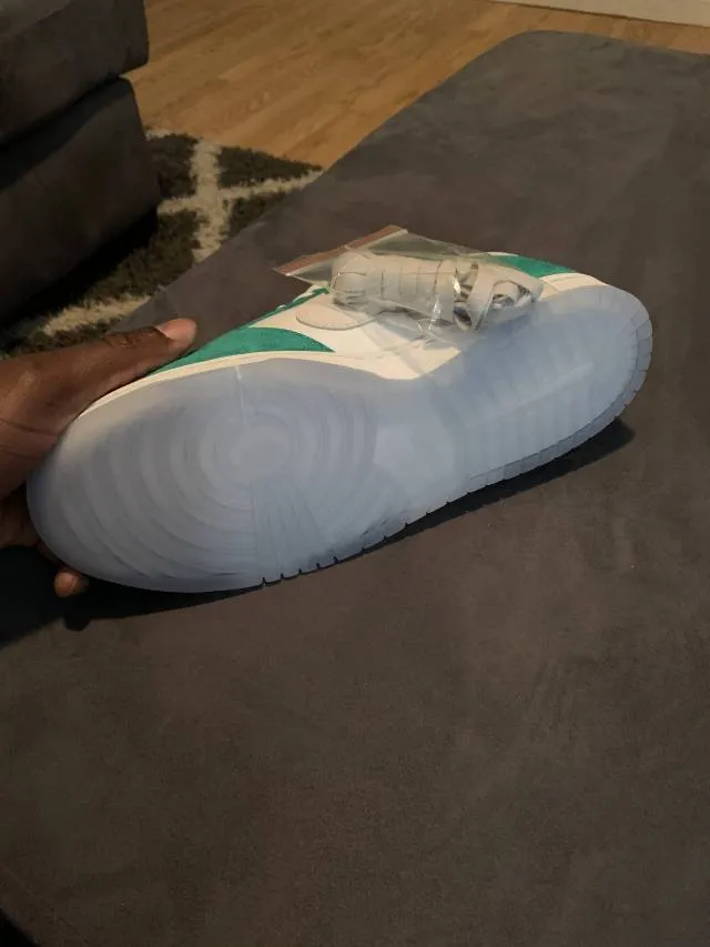Kasani x nike dunk low neptune green