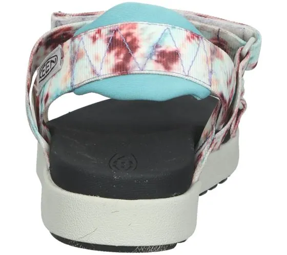 KEEN Elle Sandale pour femme à lanières avec fermeture Velcro mules de trekking durables 1026141 blanc/coloré