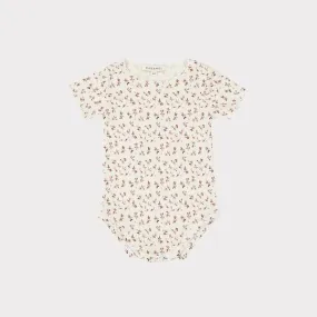 Kids Caramel Viperfish Baby Romper - Ditsy Floral