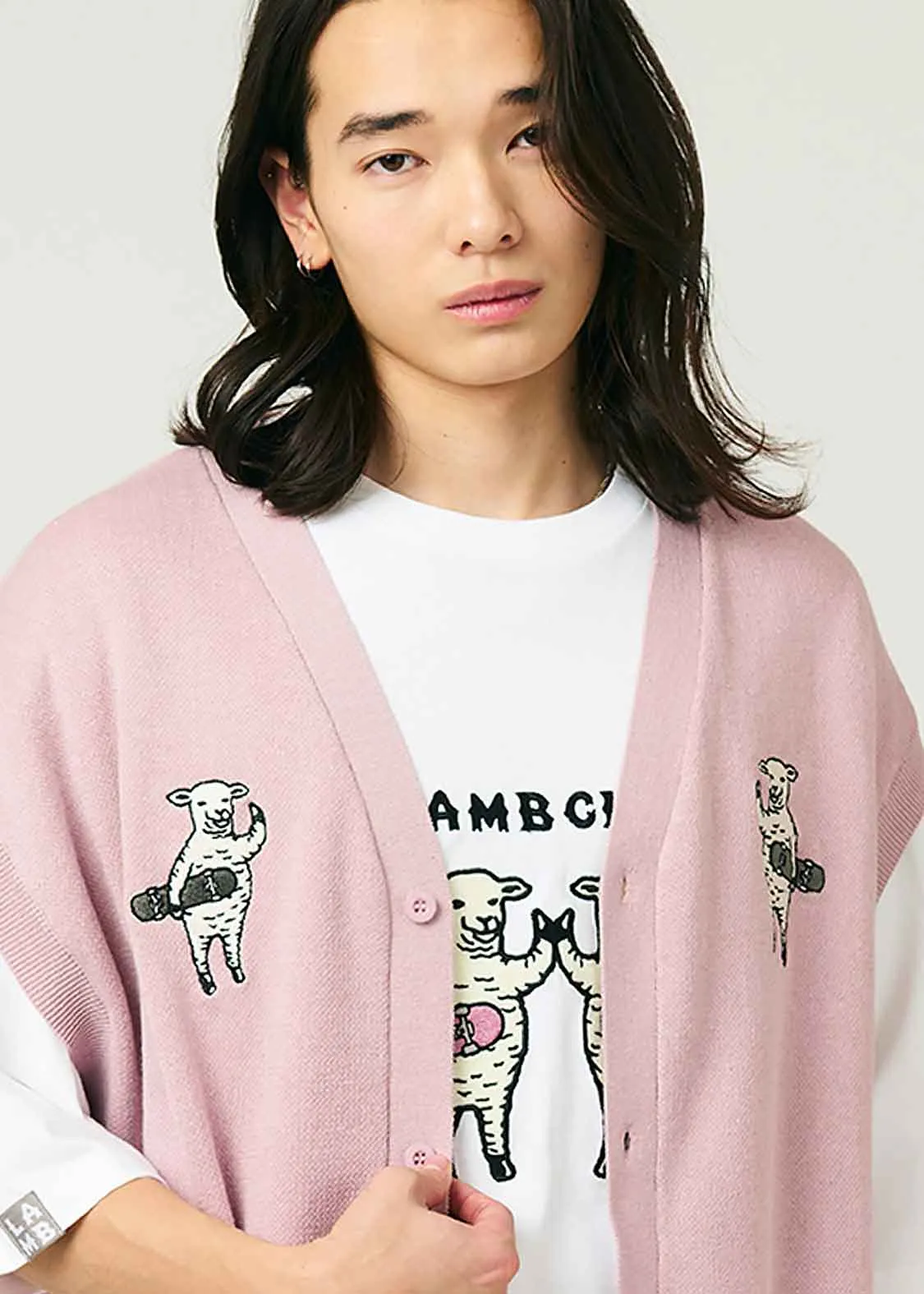 Knit Vest (Lamb Chop Skate)