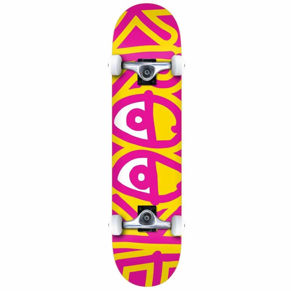 Krooked Complete Skateboard Team Big Eyes Multi 7.5
